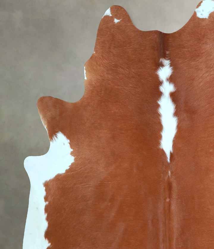 Hereford Large Brazilian Cowhide Rug 6'5"H x 6'1"W #A48751 by Hudson Hides