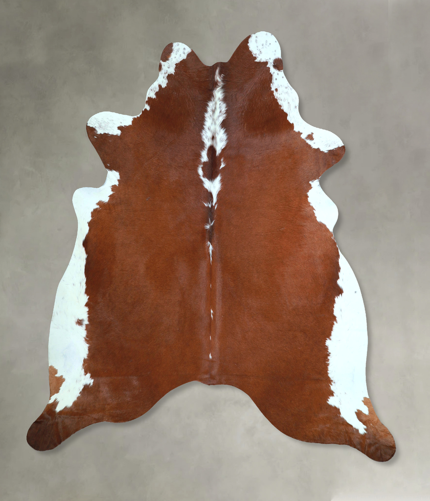 Hereford X-Large Brazilian Cowhide Rug 6'9"H x 6'5"W #A48754 by Hudson Hides