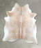 Grey with Beige X-Large Brazilian Cowhide Rug 7'3