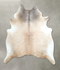 Grey with Beige X-Large Brazilian Cowhide Rug 7'1