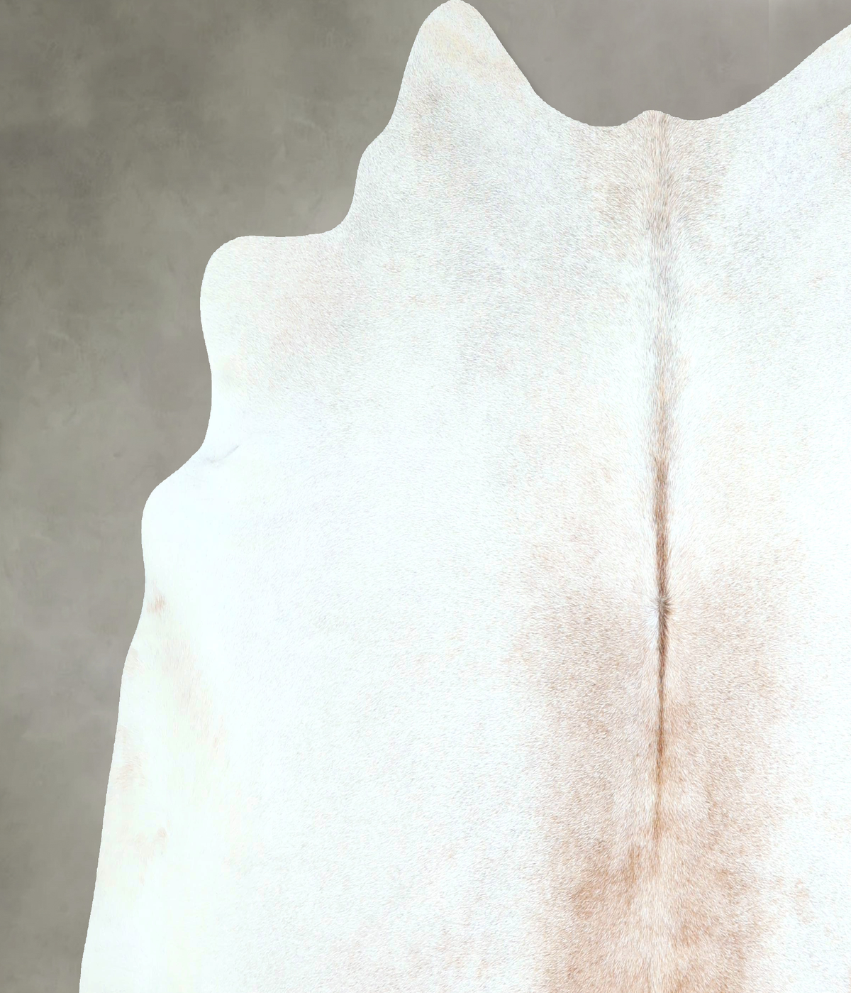 Grey with Beige Cowhide Rug #A48771