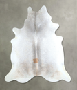 Grey with Beige XX-Large Brazilian Cowhide Rug 7'8"H x 6'9"W #A48779 by Hudson Hides