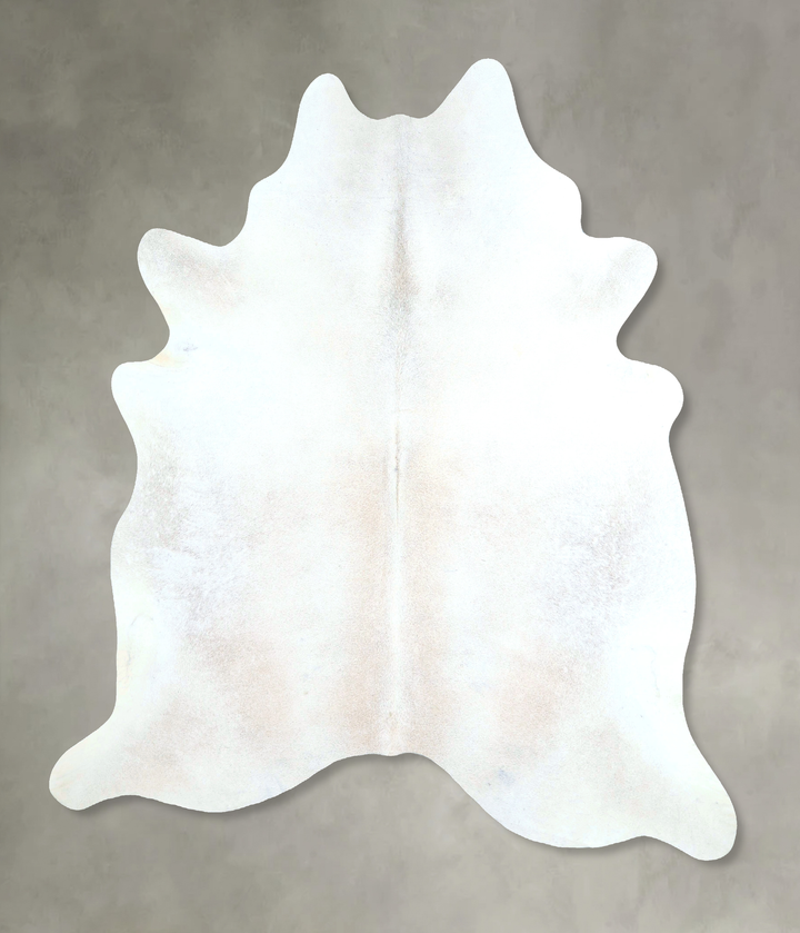 Grey with Beige X-Large Brazilian Cowhide Rug 7'1"H x 6'6"W #A48780 by Hudson Hides