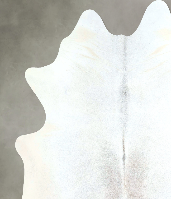 Grey with Beige X-Large Brazilian Cowhide Rug 7'3"H x 6'5"W #A48789 by Hudson Hides