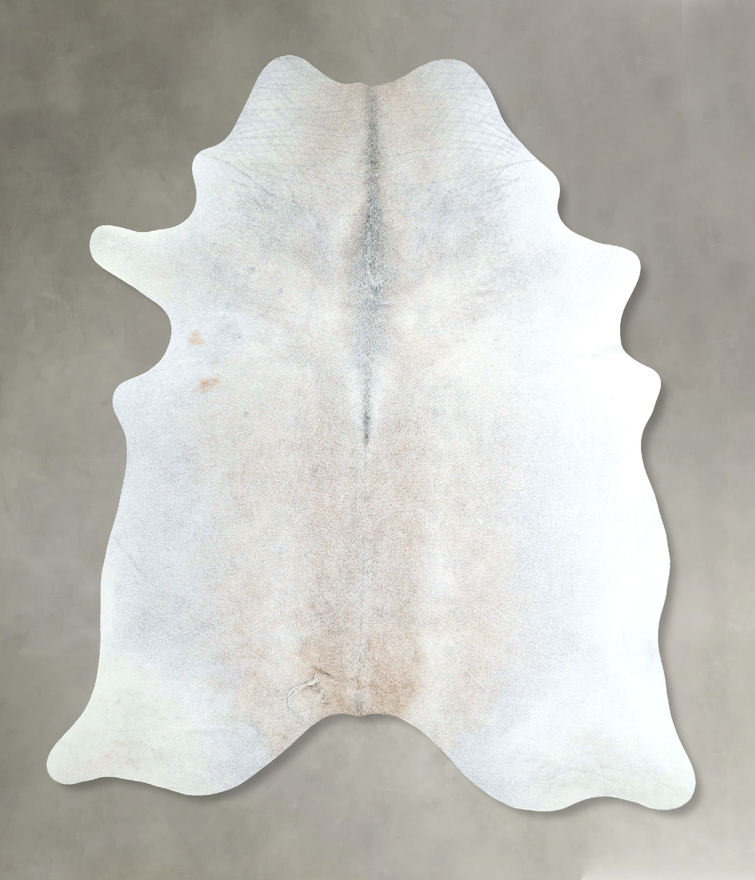 Grey with Beige X-Large Brazilian Cowhide Rug 7'6"H x 6'2"W #A48799 by