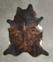 Dark Brindle XX-Large Brazilian Cowhide Rug 8'4