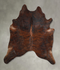 Dark Brindle XX-Large Brazilian Cowhide Rug 8'1