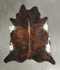 Dark Brindle XX-Large Brazilian Cowhide Rug 7'6