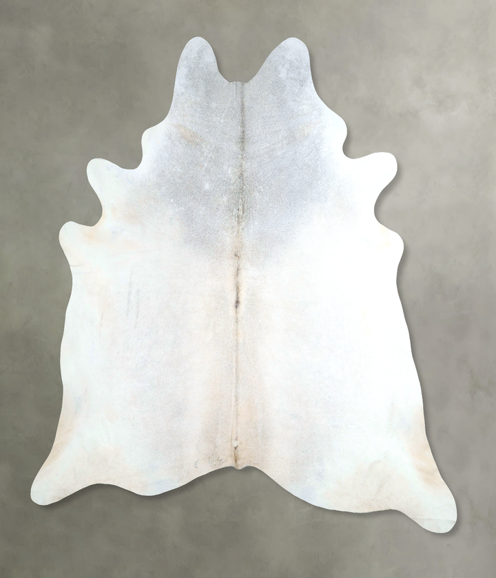 Grey with Beige XX-Large Brazilian Cowhide Rug 8'5"H x 7'9"W #A48818 by Hudson Hides