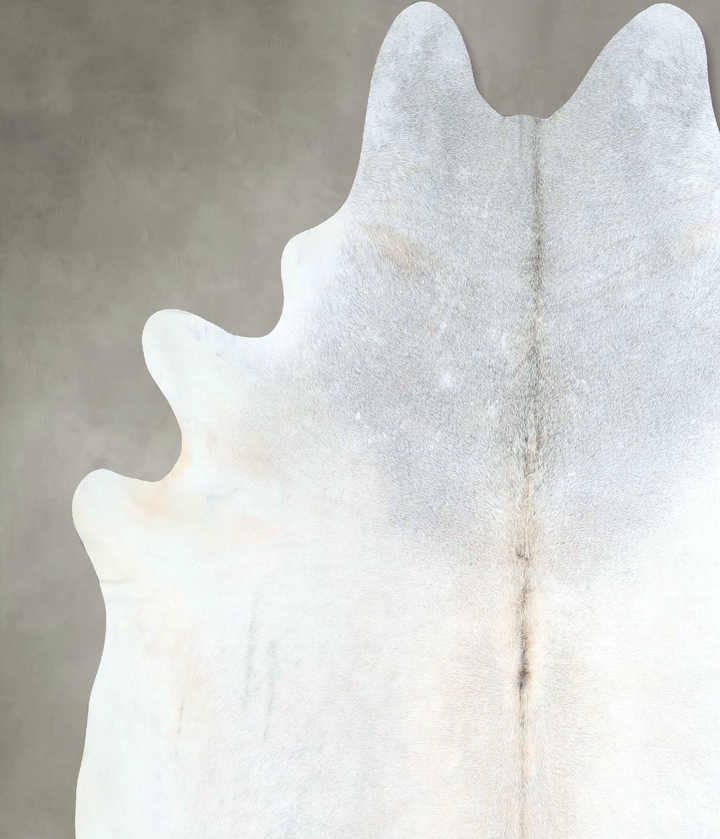 Grey with Beige XX-Large Brazilian Cowhide Rug 8'5"H x 7'9"W #A48818 by Hudson Hides