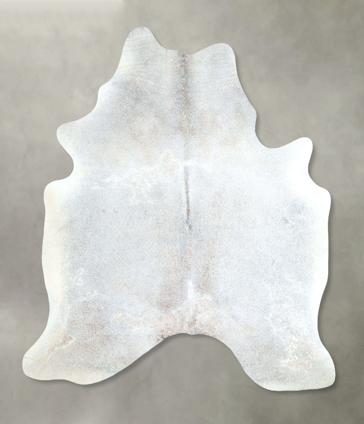 Grey with Beige Large Brazilian Cowhide Rug 6'7"H x 5'7"W #A48823 by Hudson Hides
