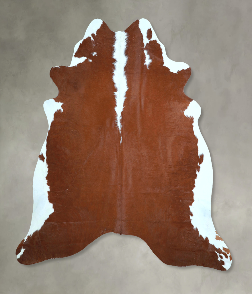 Hereford X-Large Brazilian Cowhide Rug 6'9"H x 6'7"W #A48832 by Hudson Hides