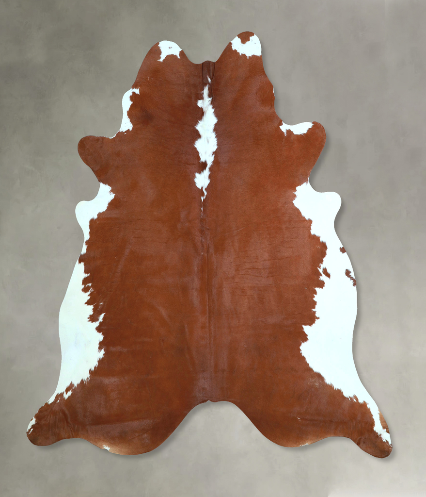 Hereford X-Large Brazilian Cowhide Rug 6'7"H x 6'5"W #A48833 by Hudson Hides