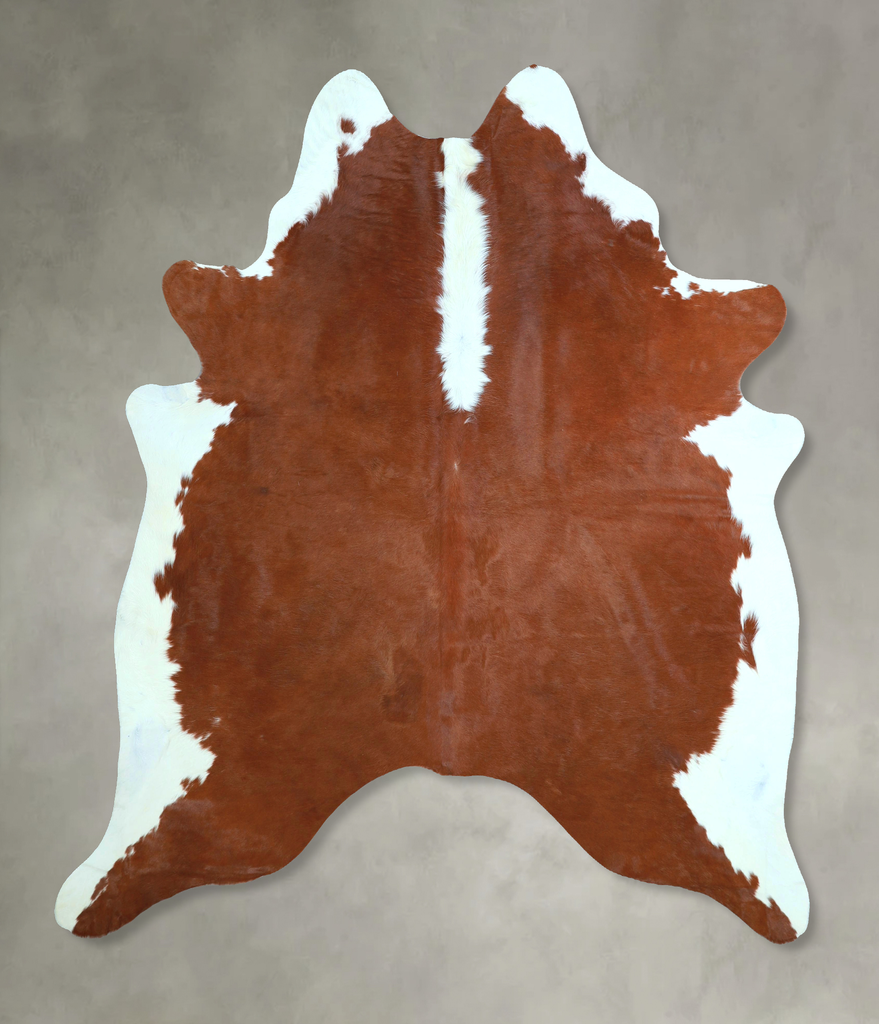 Hereford X-Large Brazilian Cowhide Rug 6'9"H x 6'0"W #A48835 by Hudson Hides
