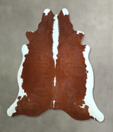 Hereford X-Large Brazilian Cowhide Rug 6'11"H x 6'6"W #A48836 by Hudson Hides