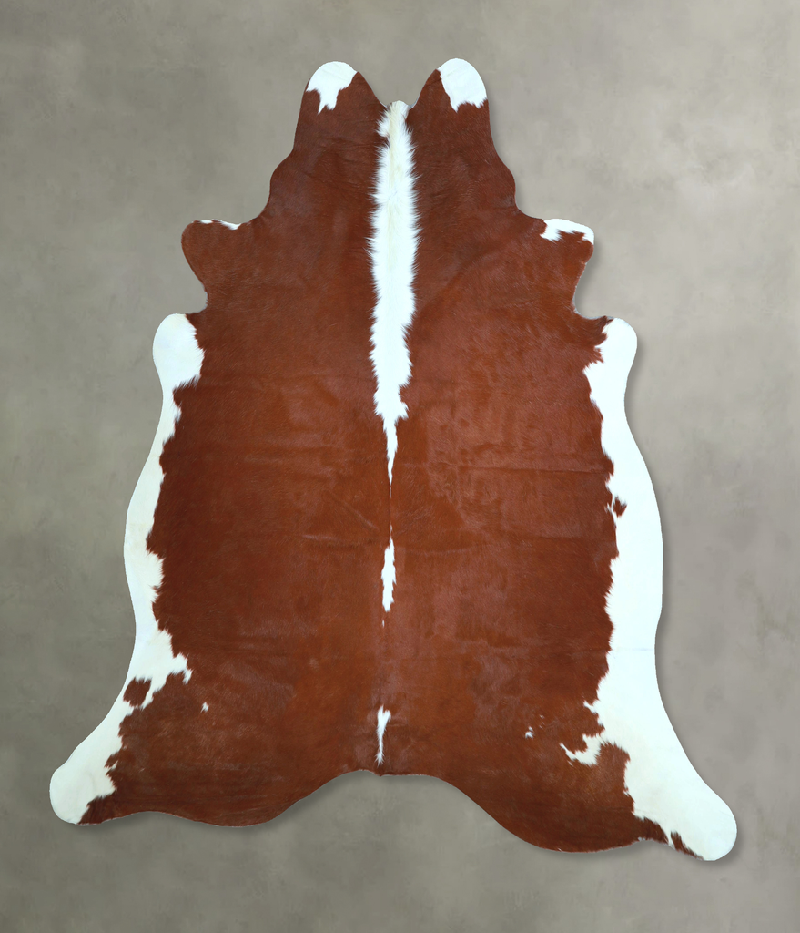 Hereford X-Large Brazilian Cowhide Rug 6'11"H x 6'6"W #A48836 by Hudson Hides