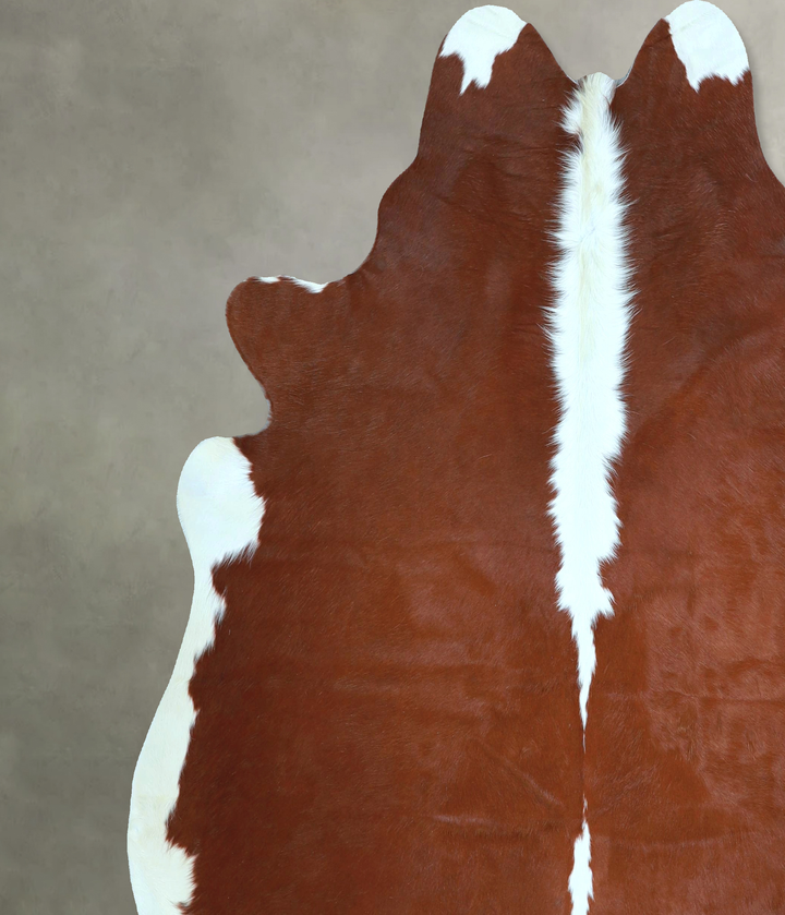 Hereford X-Large Brazilian Cowhide Rug 6'11"H x 6'6"W #A48836 by Hudson Hides