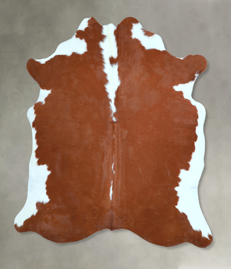 Hereford Large Brazilian Cowhide Rug 6'1"H x 5'8"W #A48852 by Hudson Hides