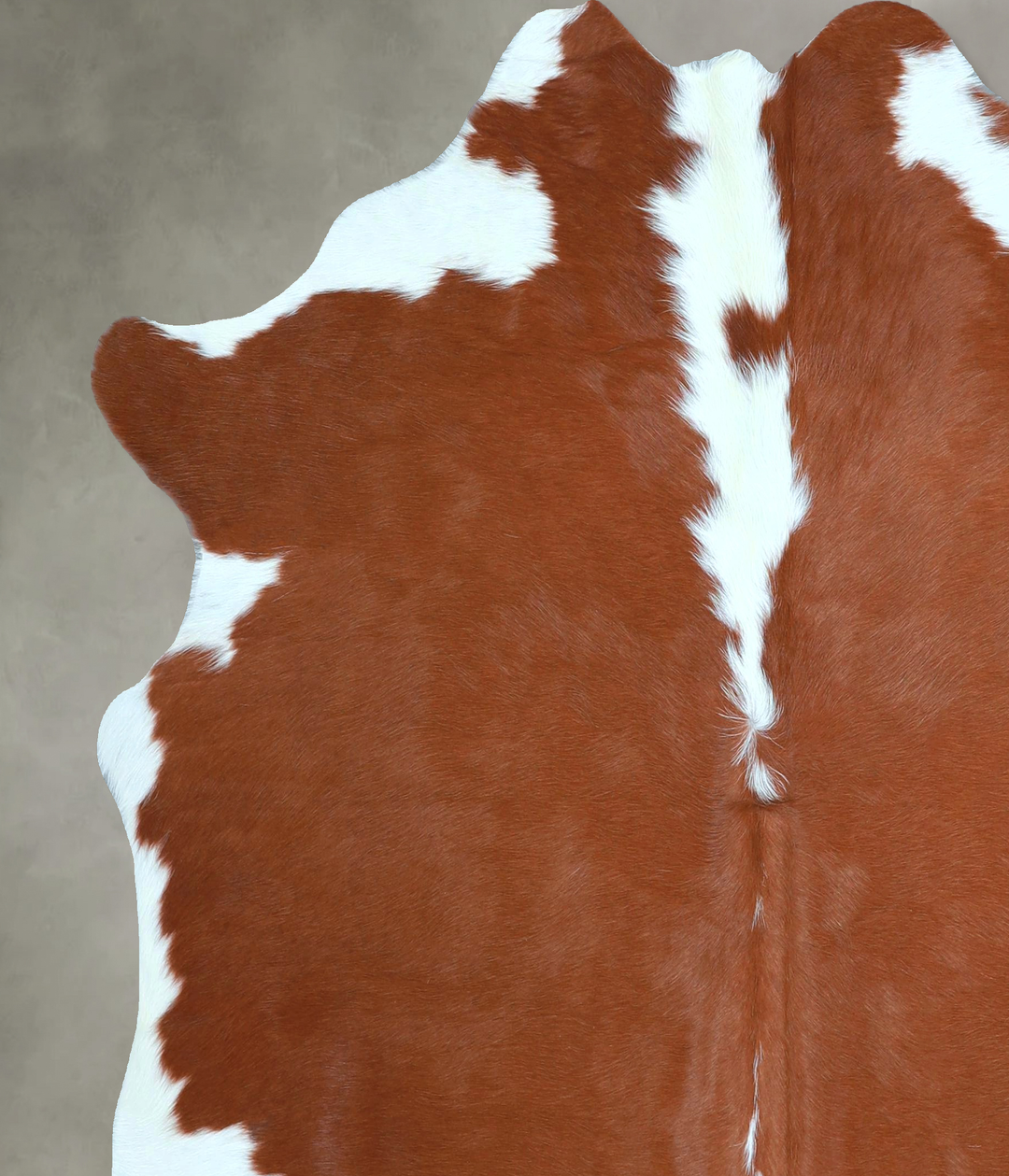 Hereford Large Brazilian Cowhide Rug 6'1"H x 5'8"W #A48852 by Hudson H