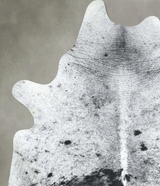 Salt and Pepper Black X-Large Brazilian Cowhide Rug 7'2"H x 5'10"W #A48875 by Hudson Hides