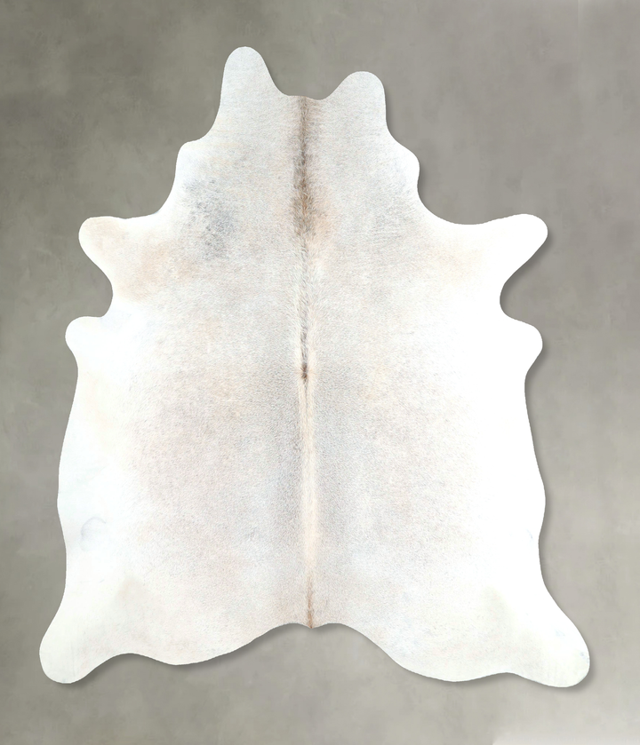 Grey with Beige X-Large Brazilian Cowhide Rug 6'9"H x 6'0"W #A48895 by Hudson Hides