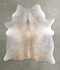 Grey with Beige Large Brazilian Cowhide Rug 6'5