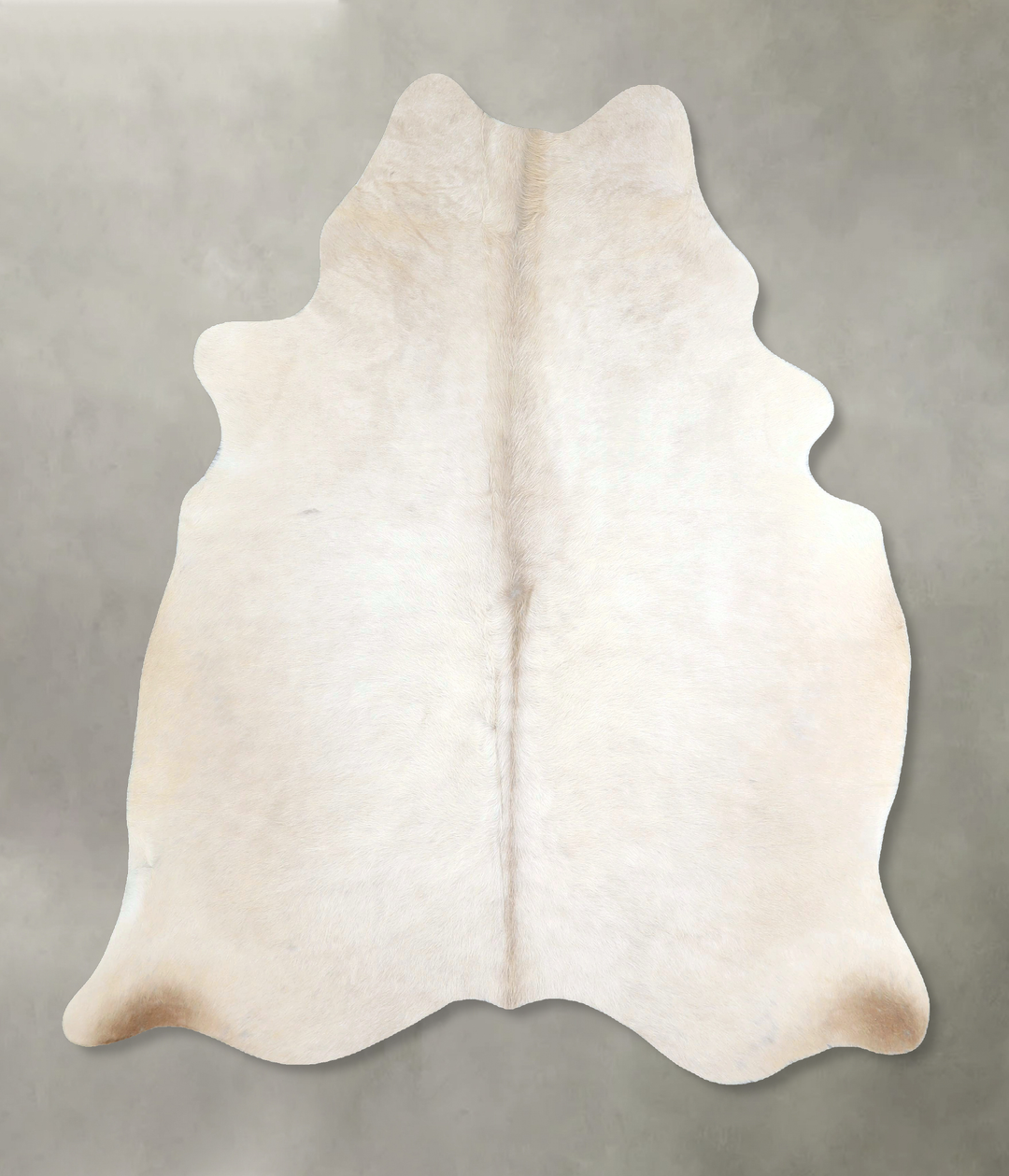 Champagne Large Brazilian Cowhide Rug 6'3"H x 5'3"W #A48901 by Hudson 
