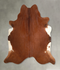 Solid Brown X-Large Brazilian Cowhide Rug 6'7