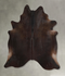 Chocolate X-Large Brazilian Cowhide Rug 7'1