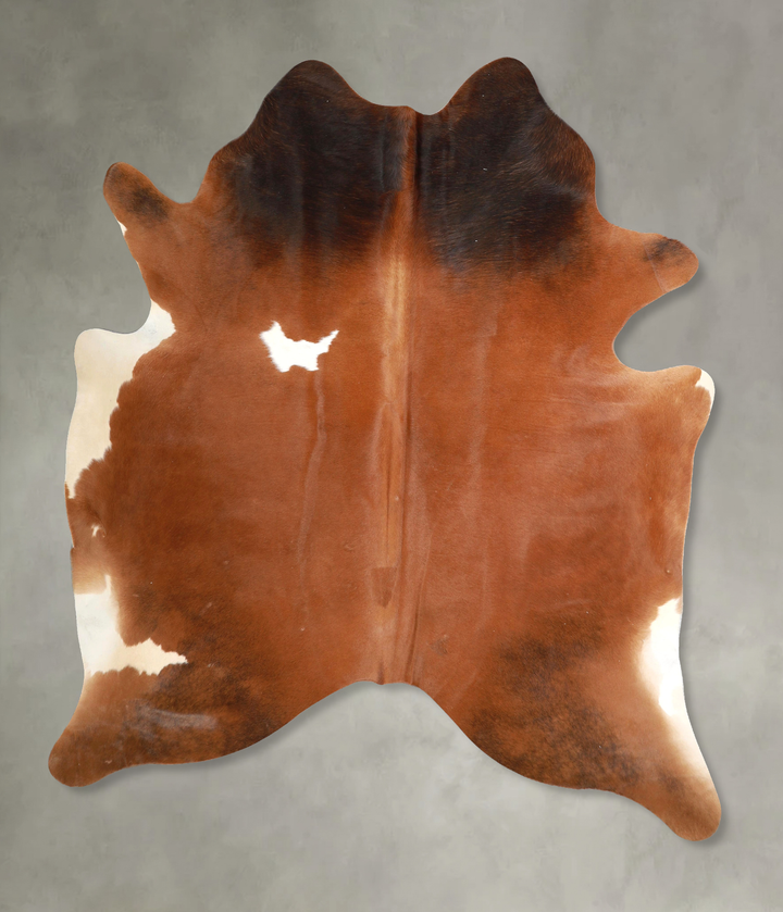 Warm Caramel X-Large Brazilian Cowhide Rug 7'6"H x 6'3"W #A48934 by Hudson Hides
