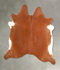 Solid Brown X-Large Brazilian Cowhide Rug 7'1