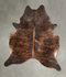 Dark Brindle XX-Large Brazilian Cowhide Rug 8'1