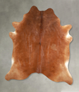 Solid Brown X-Large Brazilian Cowhide Rug 7'3"H x 6'3"W #A48940 by Hudson Hides