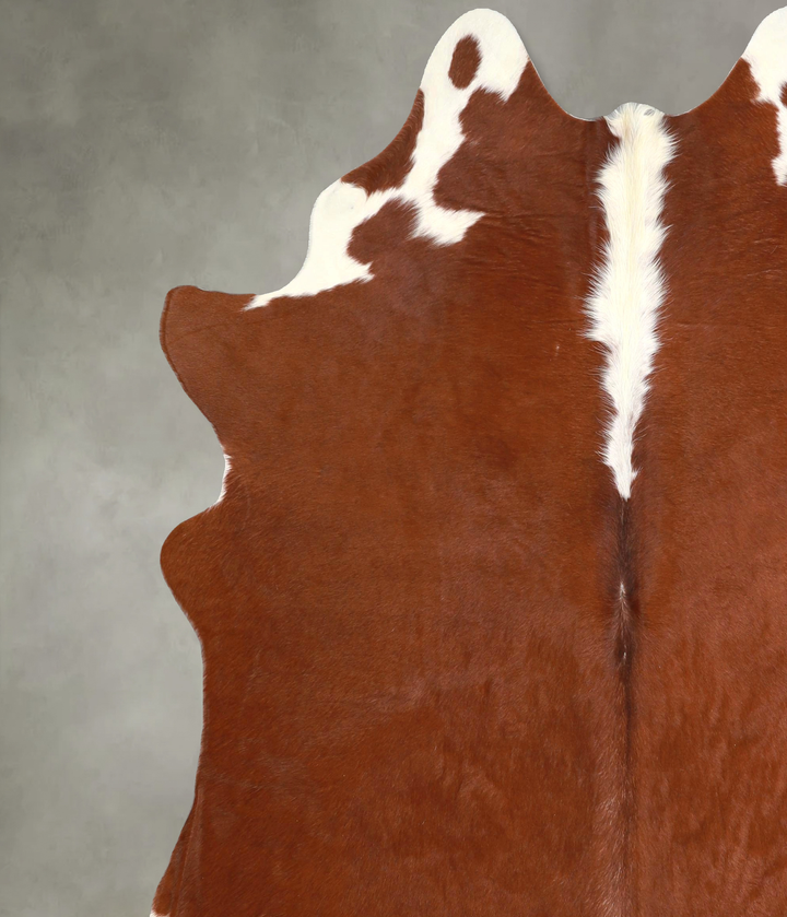 Hereford X-Large Brazilian Cowhide Rug 7'5"H x 6'2"W #A48943 by Hudson Hides