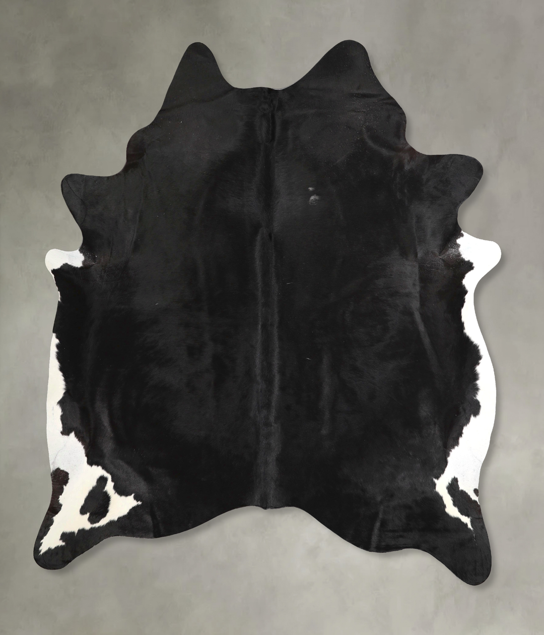 Black and White XX-Large Brazilian Cowhide Rug 7'11"H x 6'4"W #A48948 
