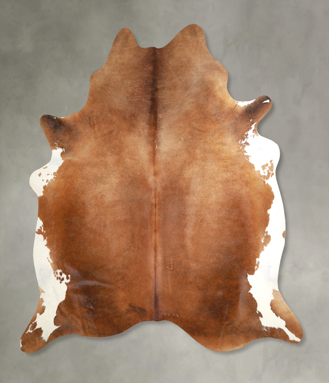 Light Caramel XX-Large Brazilian Cowhide Rug 8'1"H x 7'4"W #A48960 by 