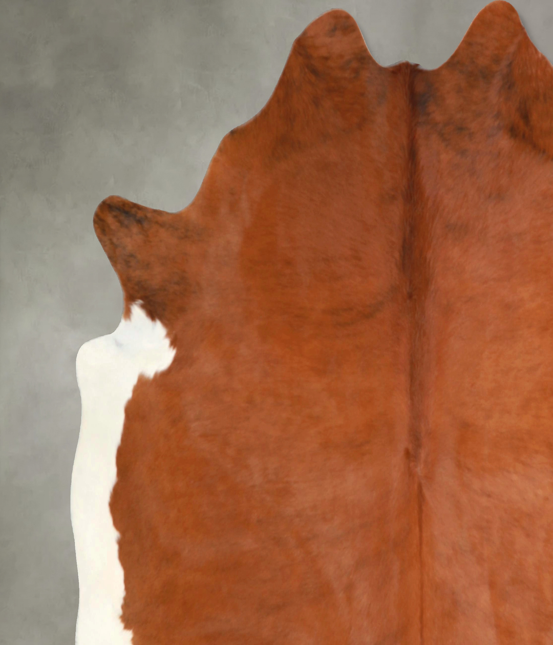 Medium Brindle X-Large Brazilian Cowhide Rug 6'9"H x 6'11"W #A48967 by