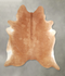 Beige X-Large Brazilian Cowhide Rug 7'6