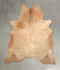 Beige XX-Large Brazilian Cowhide Rug 7'6