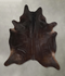 Chocolate XX-Large Brazilian Cowhide Rug 8'3