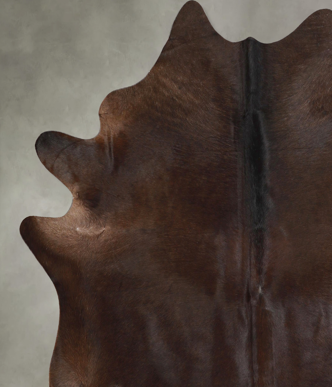 Chocolate X-Large Brazilian Cowhide Rug 7'6"H x 6'5"W #A48979 by Hudso
