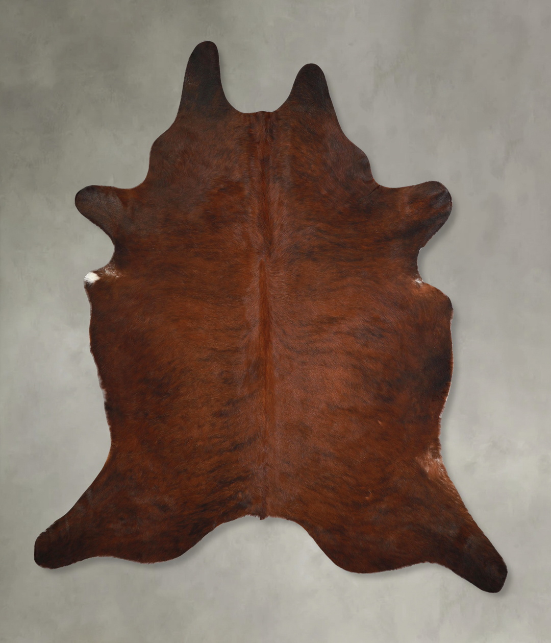 Medium Brindle XX-Large Brazilian Cowhide Rug 8'3"H x 7'0"W #A48992 by