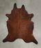 Medium Brindle XX-Large Brazilian Cowhide Rug 8'3
