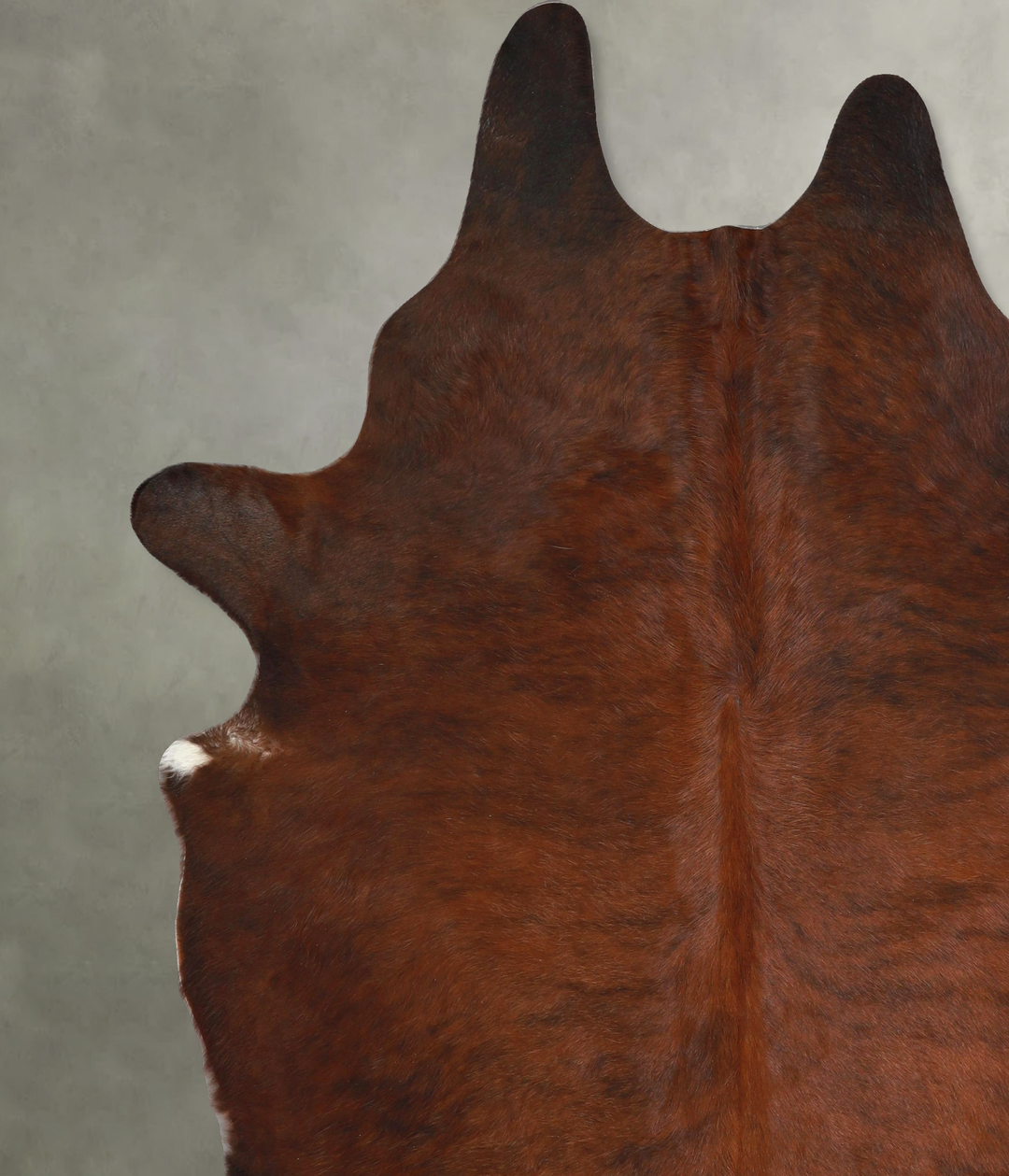 Medium Brindle XX-Large Brazilian Cowhide Rug 8'3"H x 7'0"W #A48992 by