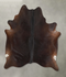 Chocolate X-Large Brazilian Cowhide Rug 7'2
