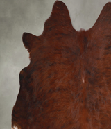 Dark Brindle X-Large Brazilian Cowhide Rug 6'7"H x 7'3"W #A48997 by Hudson Hides