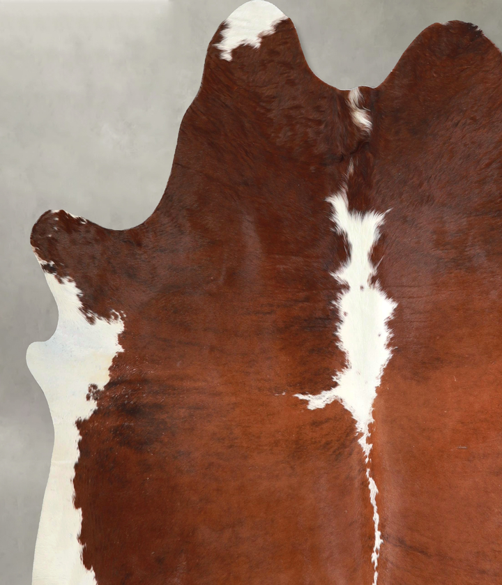 Hereford XX-Large Brazilian Cowhide Rug 7'4"H x 6'10"W #A49003 by Hudson Hides
