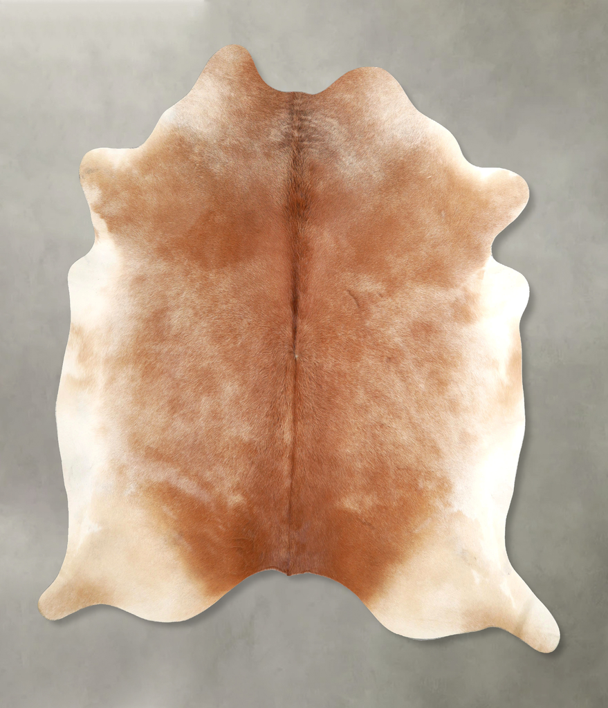 Light Caramel X-Large Brazilian Cowhide Rug 7'4"H x 6'8"W #A49011 by Hudson Hides