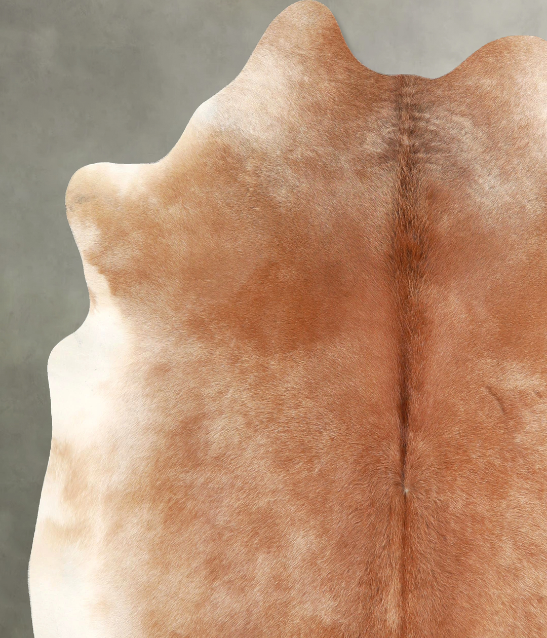 Light Caramel X-Large Brazilian Cowhide Rug 7'4"H x 6'8"W #A49011 by H