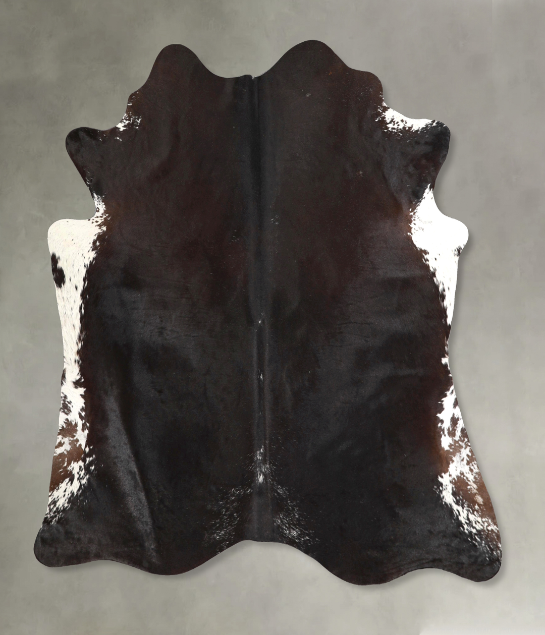 Chocolate Large Brazilian Cowhide Rug 6'4"H x 6'2"W #A49028 by Hudson 